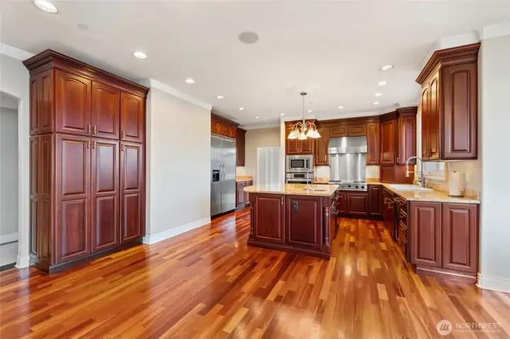 Granite counters, and room to gather
