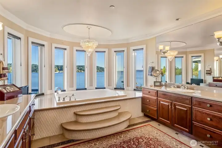 Another angle, more to love. Spacious layout with separate shower and tranquil tones for everyday luxury.