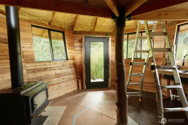 Wood stove to keep you cozy all winter!