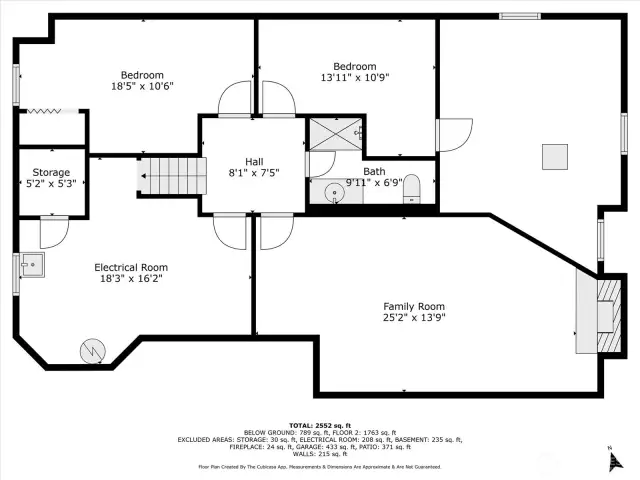 Finished Basement Floor Plan