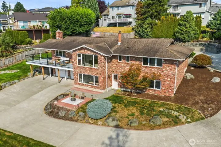 Lots of parking in this amazing brick daylight rambler home