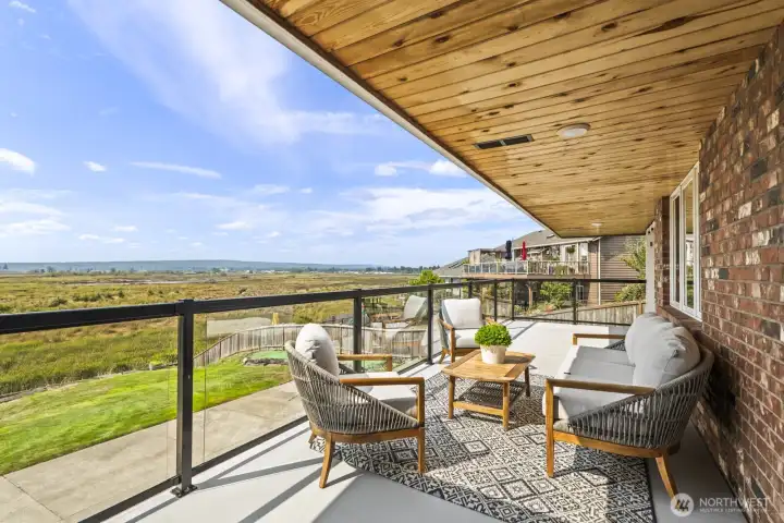 Amazing views from the deck