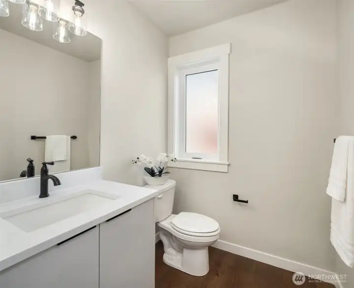 Powder room.