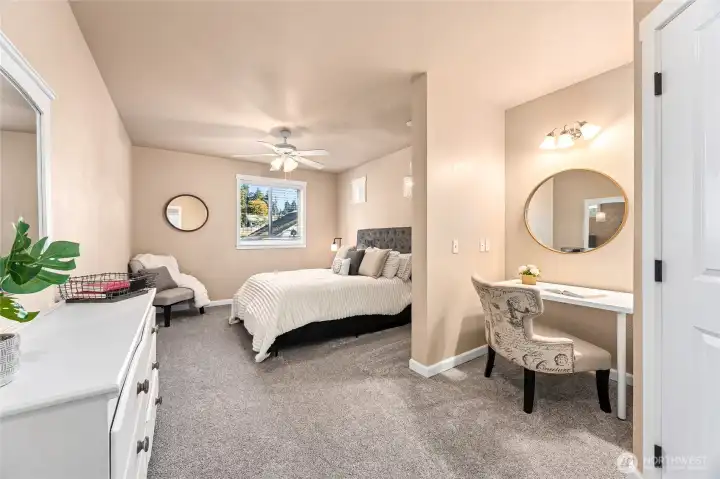 Dreamy secondary bedrooms.