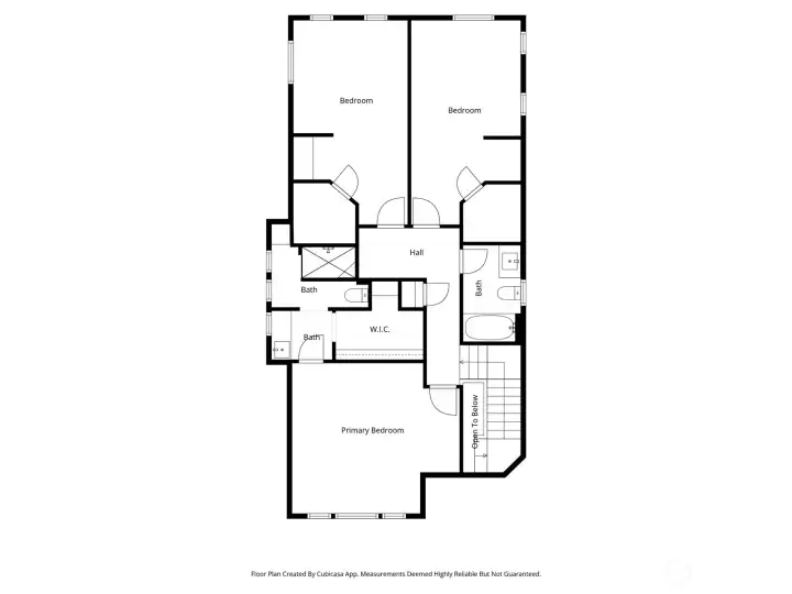 Upper floor of residence.