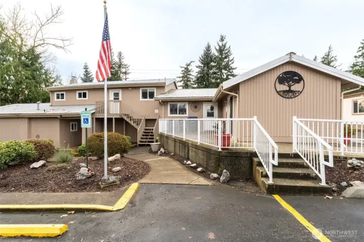 Clubhouse and office