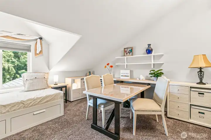 4th bedroom is located on the 3rd floor perfect for a guest suite, home office, or flexible living space.