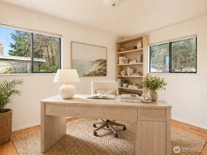 Virtually Staged Bedroom/Office