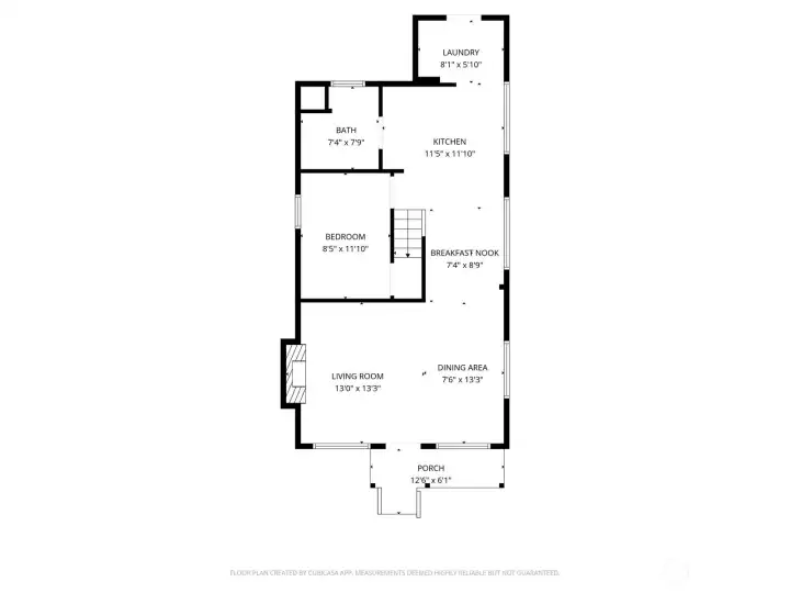 Main level floor plan