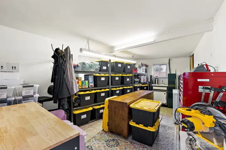 Storage Room attached to Carport