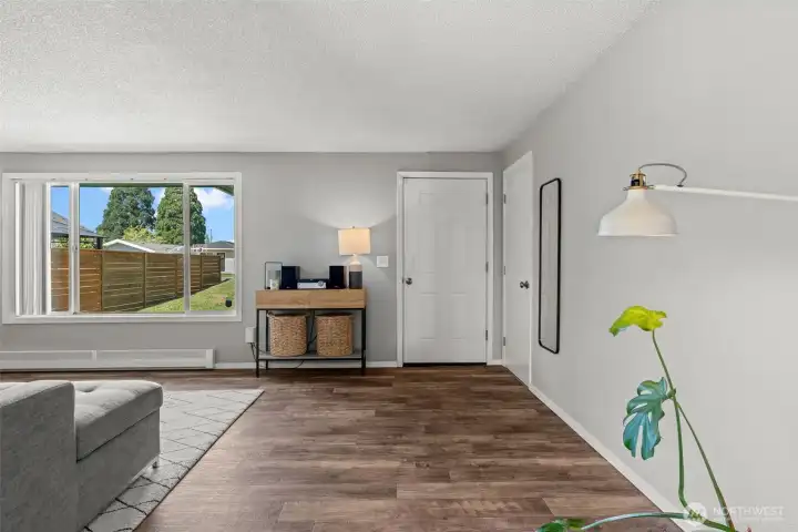Spacious entry
