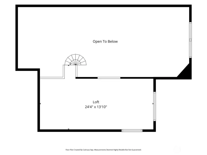 Loft - Bonus Room floorplan. Loft - Bonus Room floorplan.