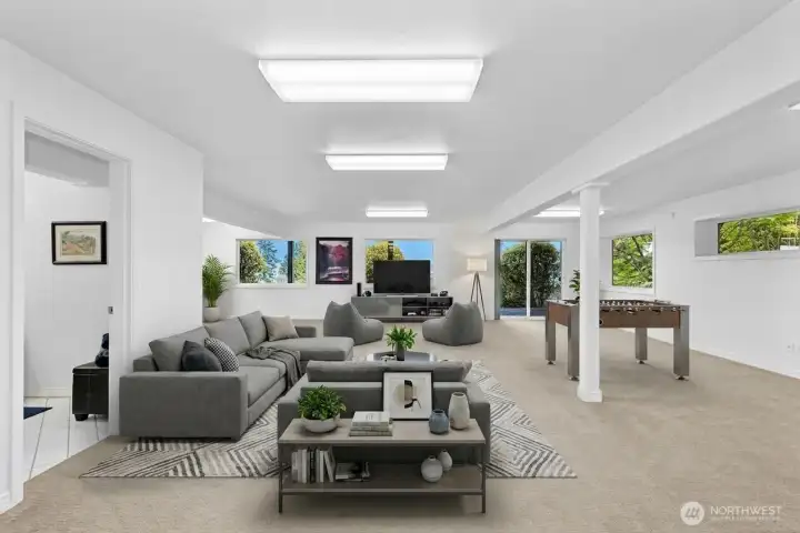 Virtually Staged Daylight Basement Virtually Staged Daylight Basement
