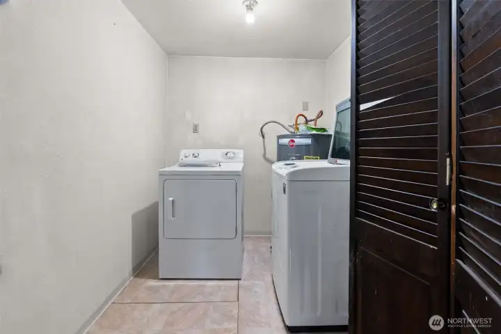 Laundry utility room with storage. Laundry utility room with storage.