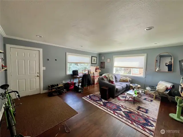 Unit A - living room