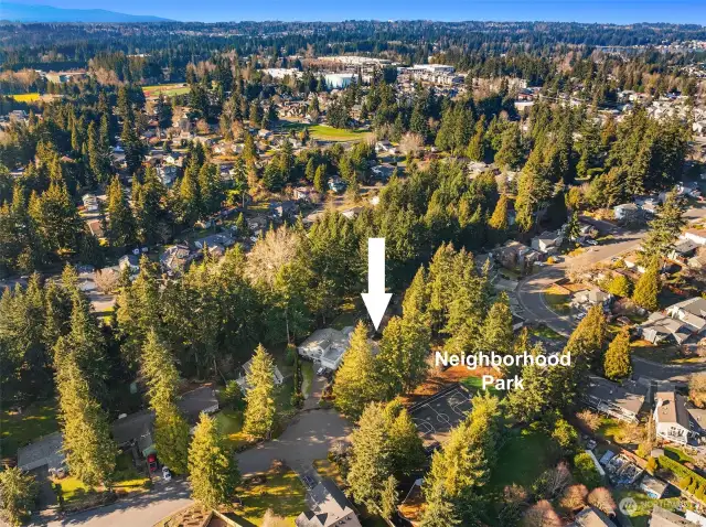 Silver Crest park and playground next door.