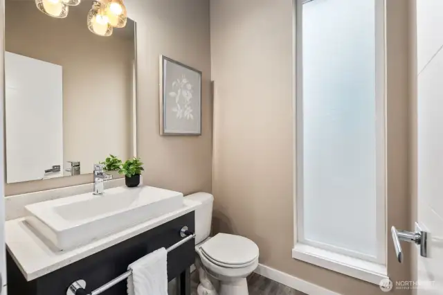Half bath on main level