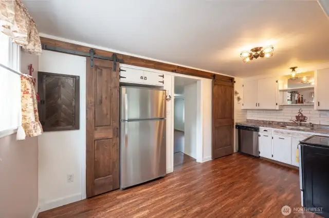Kitchen with great pantry storage