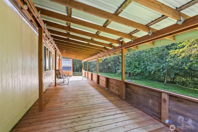 View from Covered Deck
