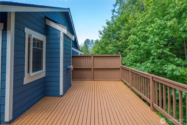 Private outdoor retreat just steps from home