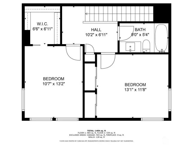 Upstairs Floorplan