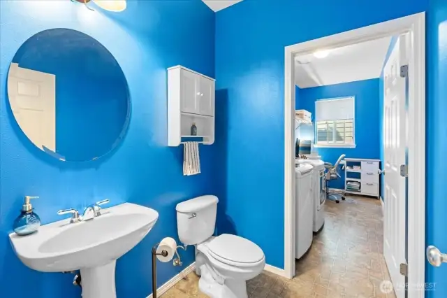 door to laundry room