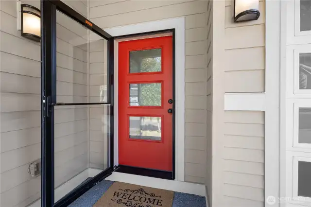 Covered front porch