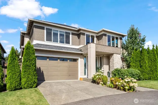 Front of home.