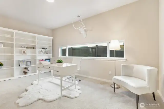 Spacious office on main floor.