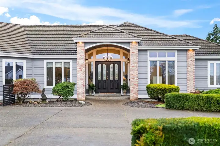 This one-level home lives large and offers ease and comfort