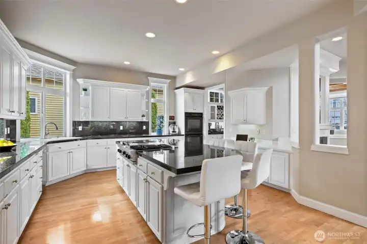 Large center island.