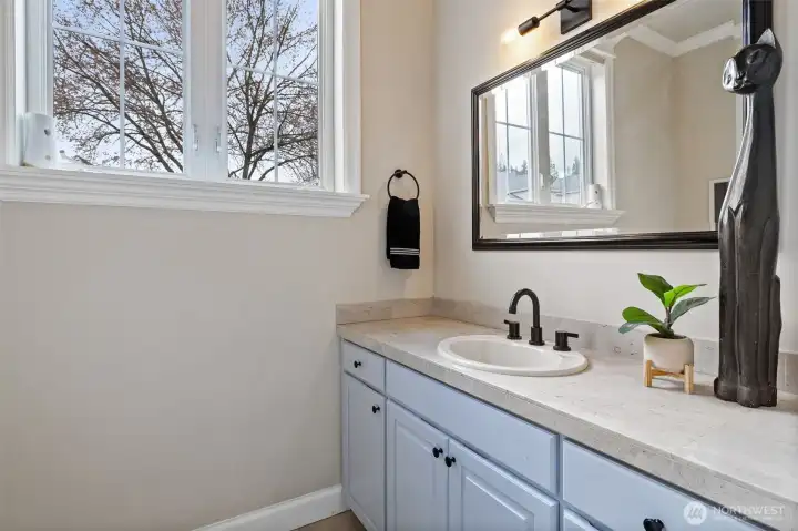 Main floor powder room.