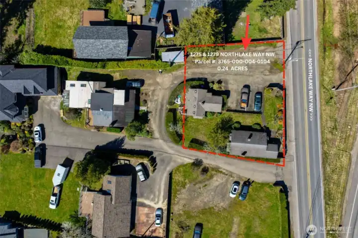 Homes are just past the Y with Chico Way