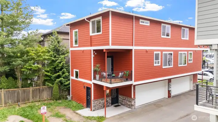 Exterior View and adjacent parking available