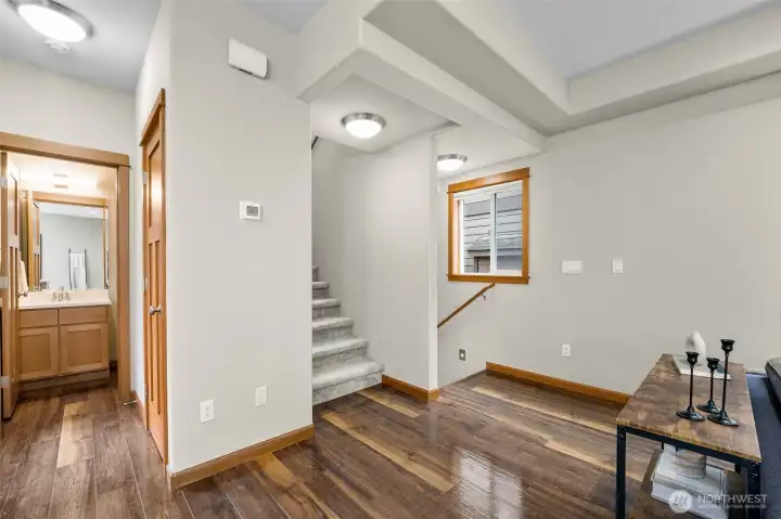 Pick your adventure - main floor half bath, upstairs or downstairs