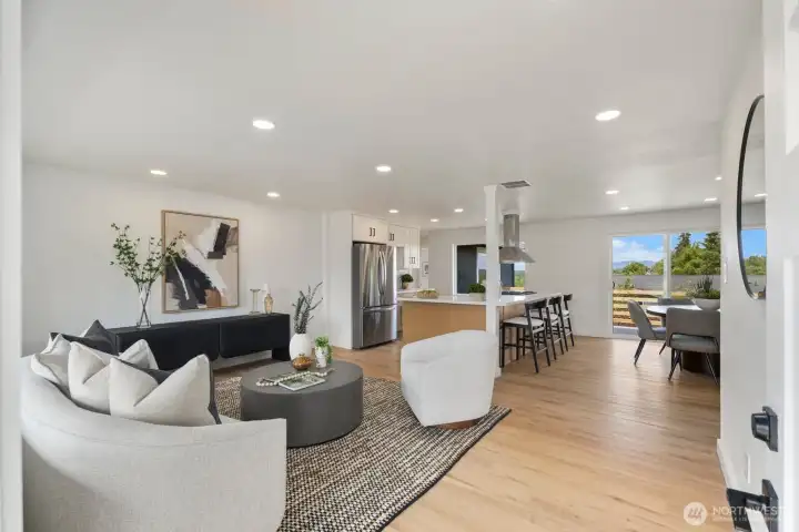 Open concept living