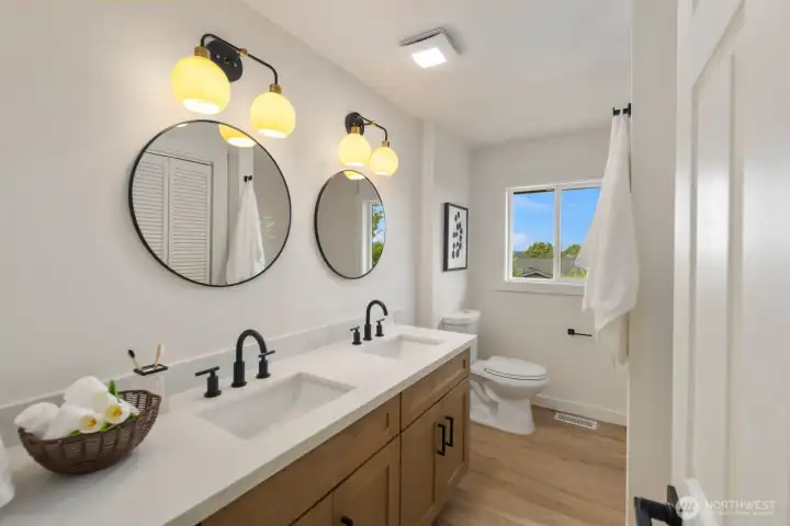 Elegant dual-sink.