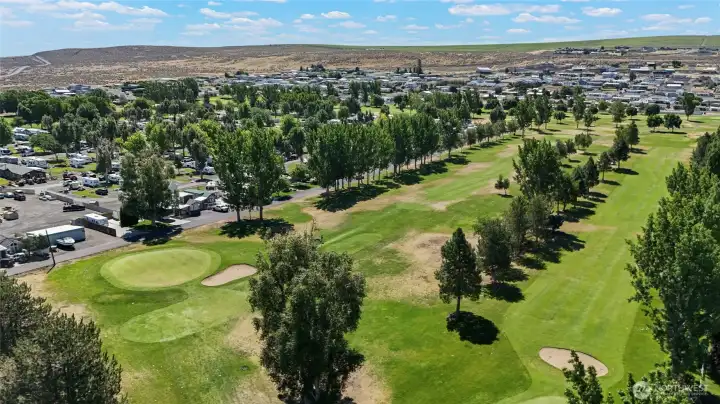 Enjoy views of the 14th fairway from your property.