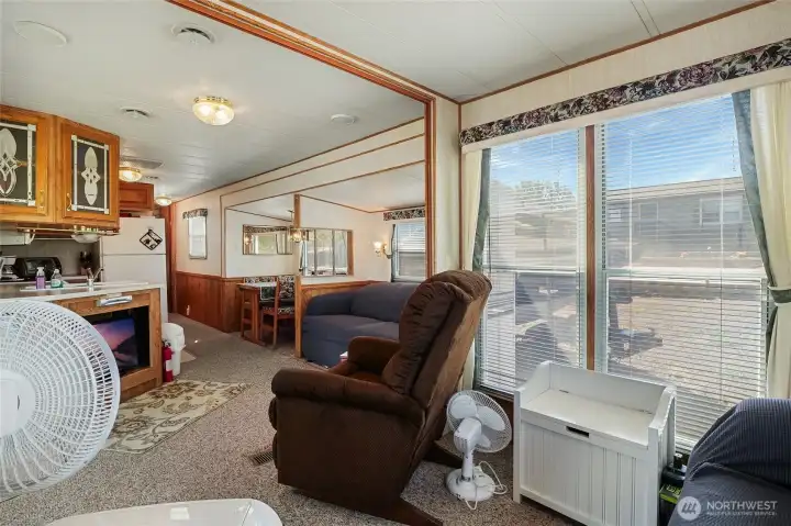 A comfortable space to enjoy year-round recreation.