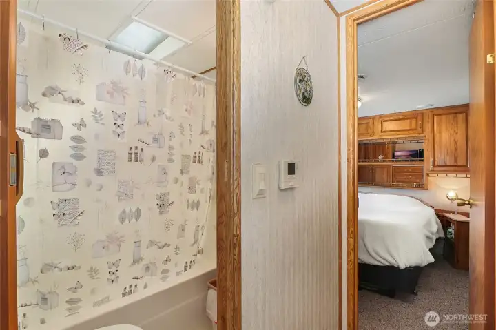 Clean and functional bathroom space.