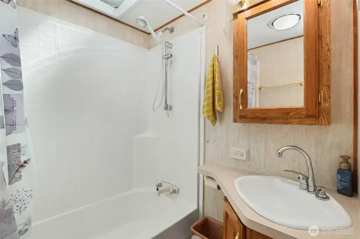 Full bathroom conveniently located within the home.