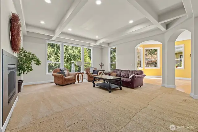 Box beam ceiling