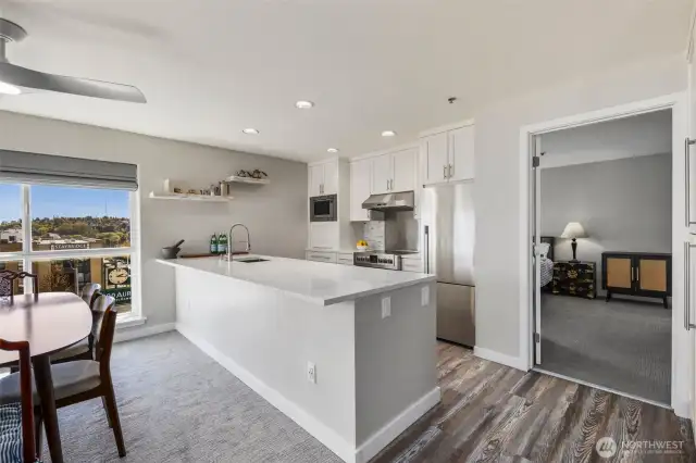 Look at all the counter space
