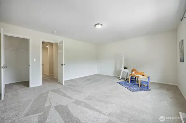 Generous Bedroom #2 with walk in closet.