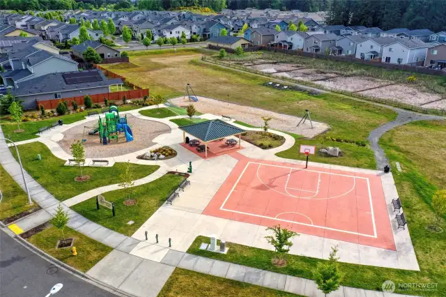 Neighborhood park is at the end of the street!