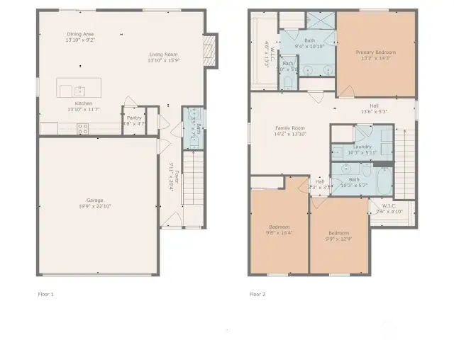 Floor Plan so you can toggle back and forth as you look at pictures to see the room sizes and layout.