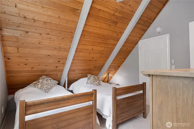 2nd bedroom is upstairs.