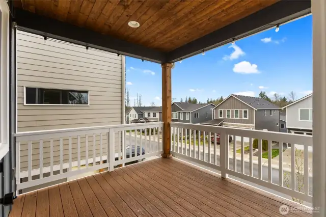 Covered Patio, Main Floor, off of the living room