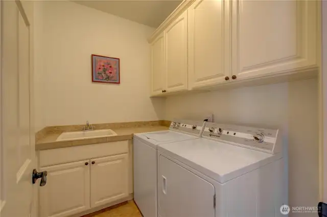 Main floor laundry room.