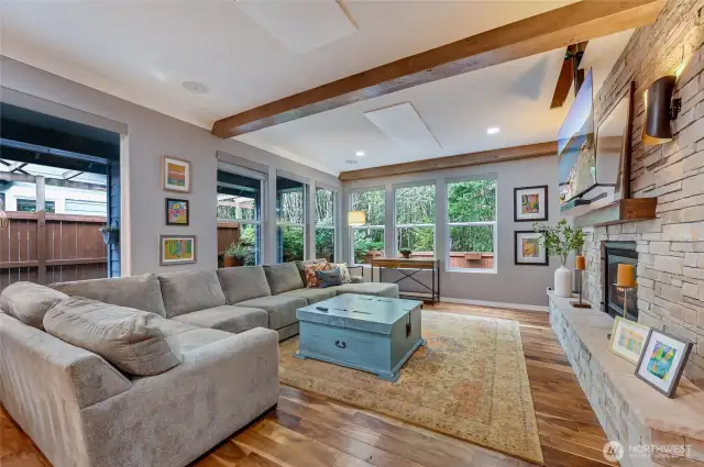 There aren't many homes in Trilogy with a hearth like this one!